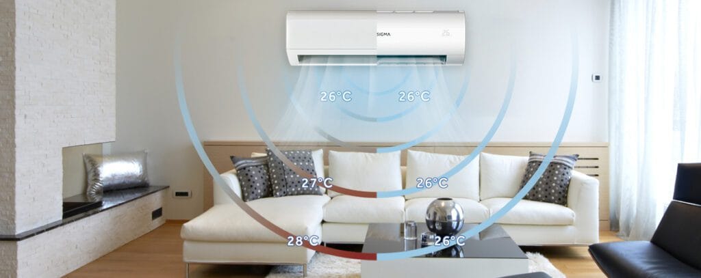 sigma comfort 9.000 btu/h a++ inverter klima r32 dhd1