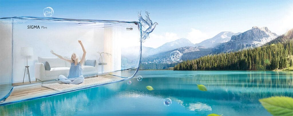 sigma plus 9.000 btu/h a++ inverter klima r32 dhb1