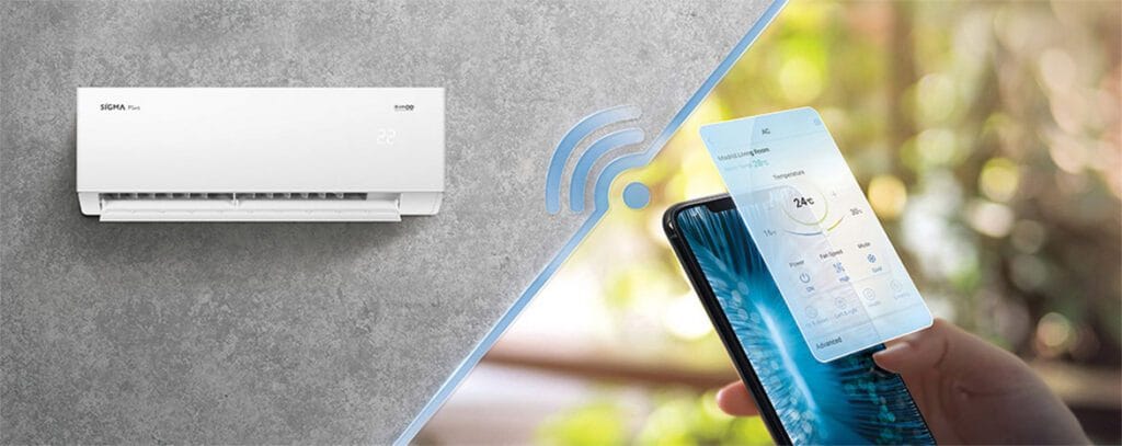 sigma plus 9.000 btu/h a++ inverter klima r32 dhb1